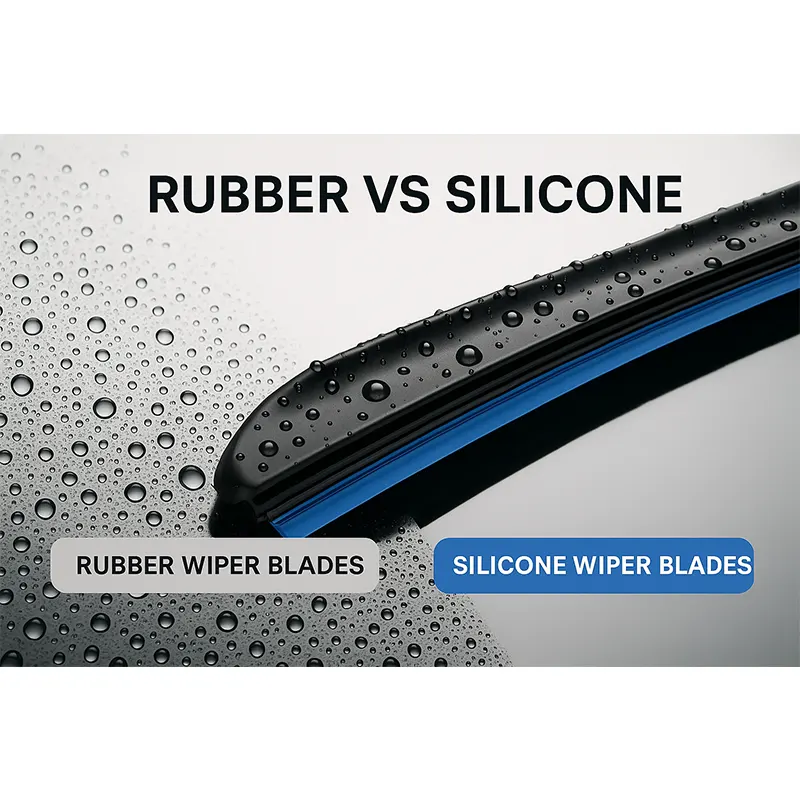 Silicone so với lưỡi gạt nước cao su: vật liệu nào kéo dài hơn?